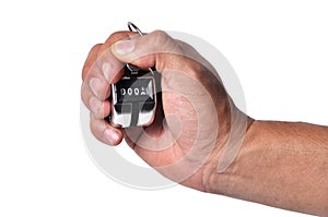 Hand held tally counter