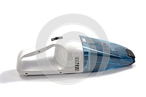 Hand held vacuum cleaner isolated