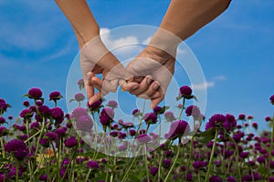 Hand for help and love