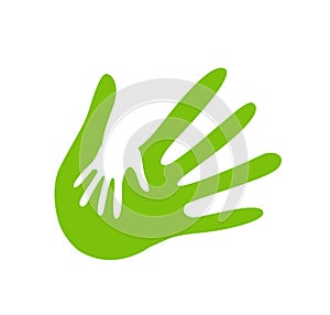 Hand helping illustration