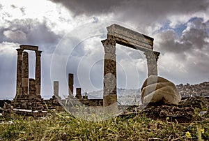 Hand of Hercules in Amman, Jordan