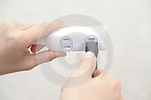 Hand hold electric power plug and power cord