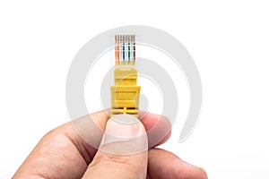 Hand hold rj45 connector