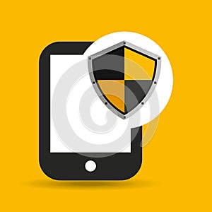 Hand hold smartphone protection shield