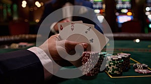 The Hand Holding Aces.AI generated image