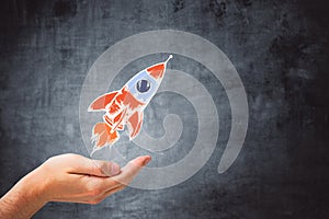 Startup and growth concept