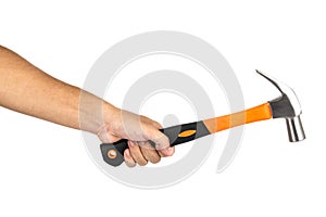 Hand holding equipment of technician