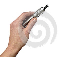 Hand holding esmoke system