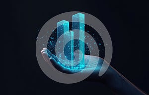 AI-Generated Digital Cityscape