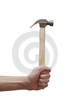 Hand Holding Hammer