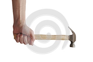 Hand Holding Hammer