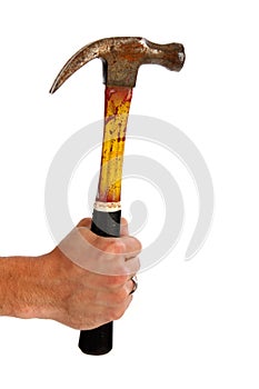 Hand Holding Hammer