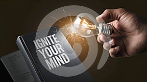 hand holding light bulb