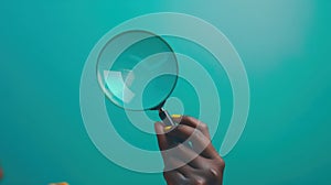 The Magnifying Glass Hand.AI generated image