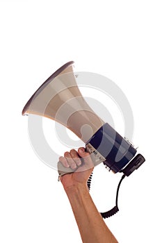 Hand Holding Megaphone