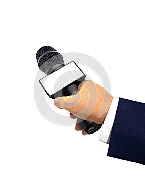 Hand Holding Microphone for Interview