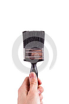 Hand Holding Paint Brush