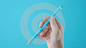 A Hand Holding Pencil.AI generated image