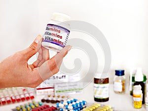 Hand holding remedy.