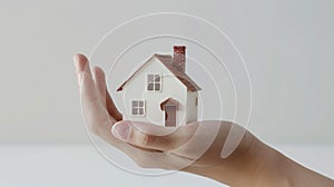 The Hand Holding House.AI generated image