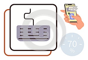 Secure authentication process with one-time code and digital verification on mobile device