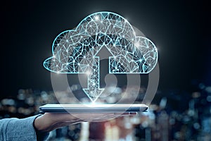 Cloud computing and server concept