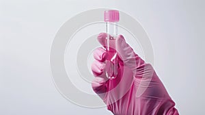 The Hand Holding Test Tube.AI generated image