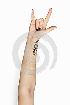 Hand holding variation of object