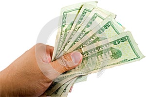 Hand Holdnig Money