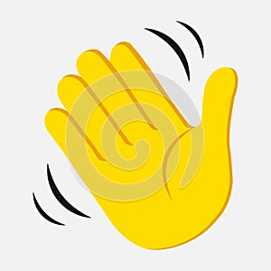 Hand icon for invite in Clubhouse social network