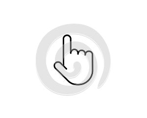 Hand icon vector, solid logo, pictogram isolated on white, pixel perfect symbol illustration