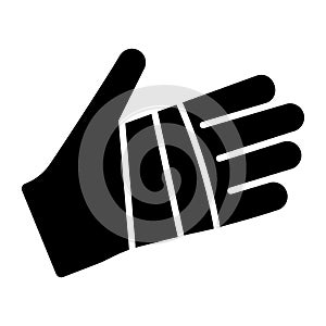 Hand injury vector design, trendy and modern icon