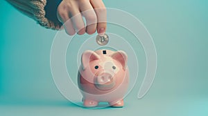 The Saving in Cryptocurrency Concept.AI generated image