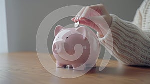 A hand inserting coin.AI generated image