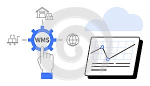 Warehouse Management System Concept with Data Analytics Gear and Cloud Integration
