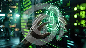 The Digital Lock Screen.AI generated image