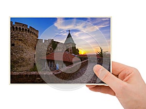 Hand and Kalemegdan fortress Belgrade - Serbia my photo