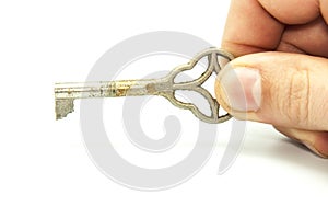 Hand with key photo