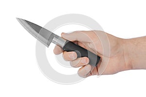 Hand with knife