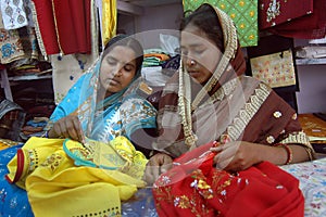 Hand knitted garments