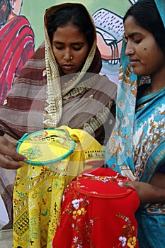 Hand knitted garments