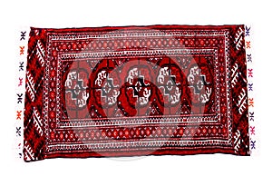 Hand knoted rug from Turkmenistan photo