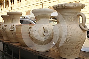 Hand made clay pots for sale