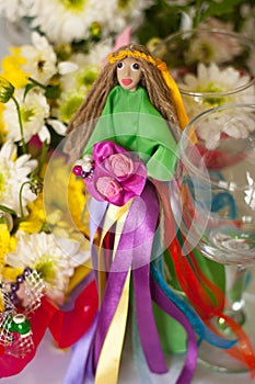 Hand made doll of summer