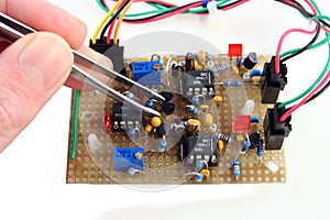 Hand made electronic part