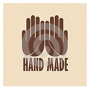 Hand Made label, handmade crafts workshop