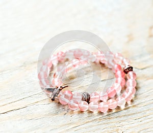 Hand-made quartz bracelets