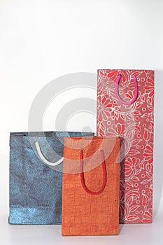 Hand made recycled Paper Carry bags