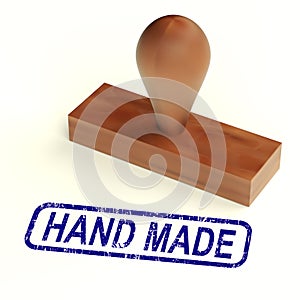 Hand Made Rubber Stamp Shows Handmade Products