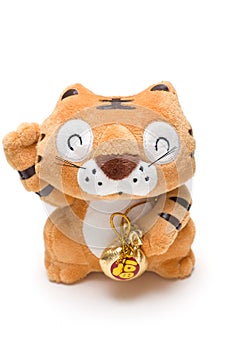Hand-made stuffed animal tiger toy